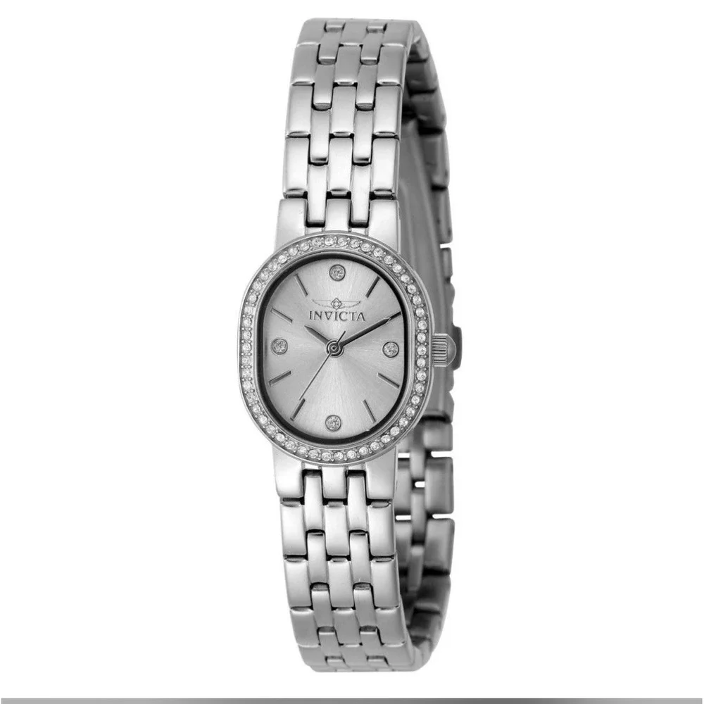 Invicta Angel Silver Dial Quartz Stainless Steel Women's Ladies Watch 48134